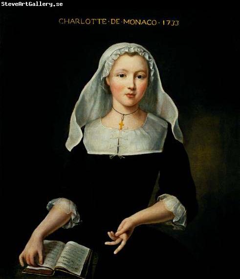 unknow artist Portrait of Charlotte de Monaco